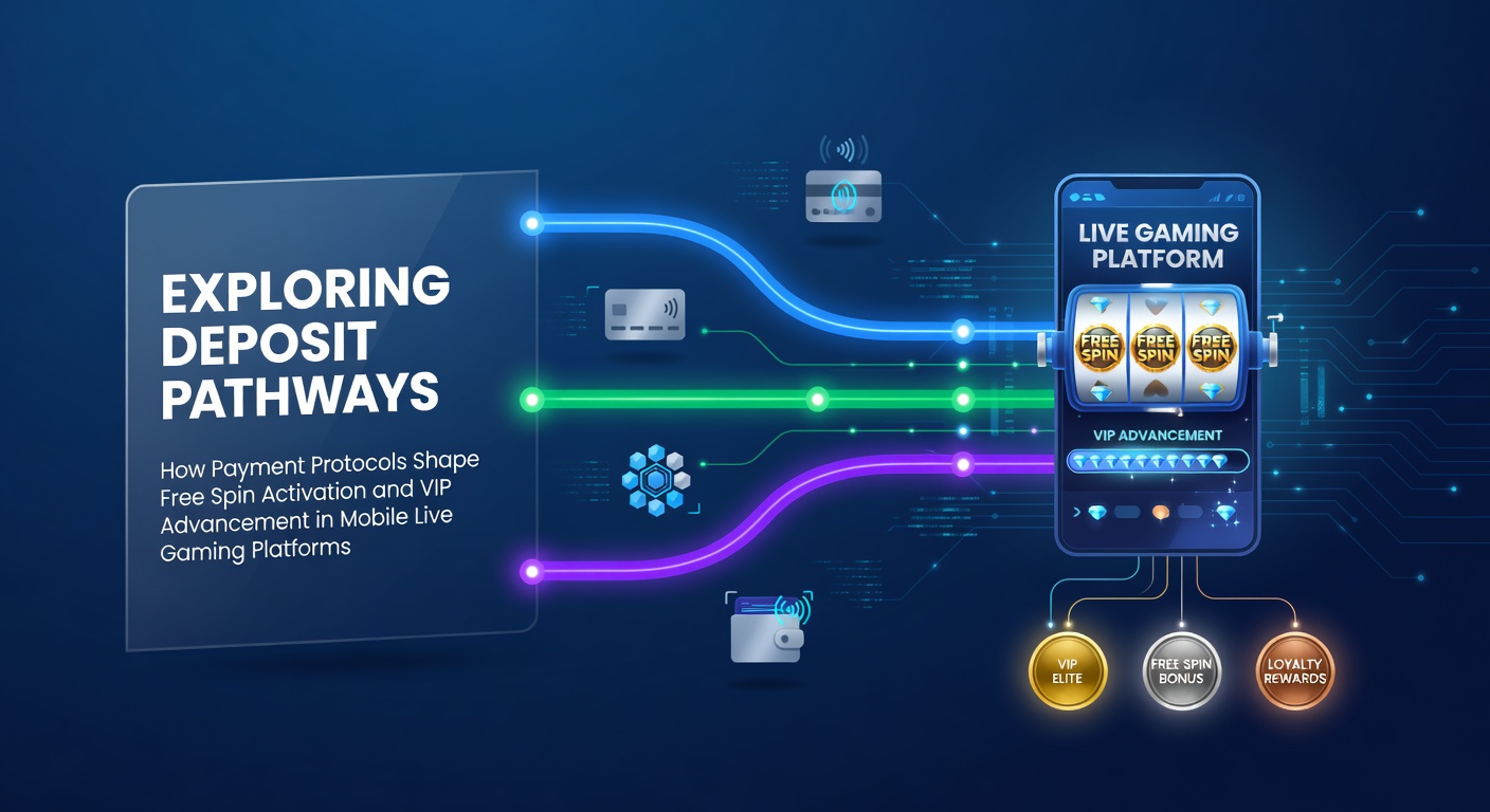Mobile gaming interface displaying various deposit options and free spin rewards on a live casino platform